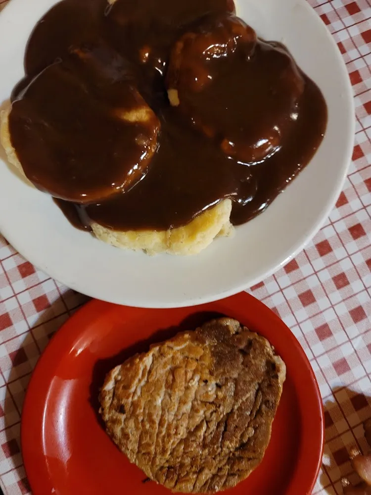 Chocolate Gravy and Biscuits