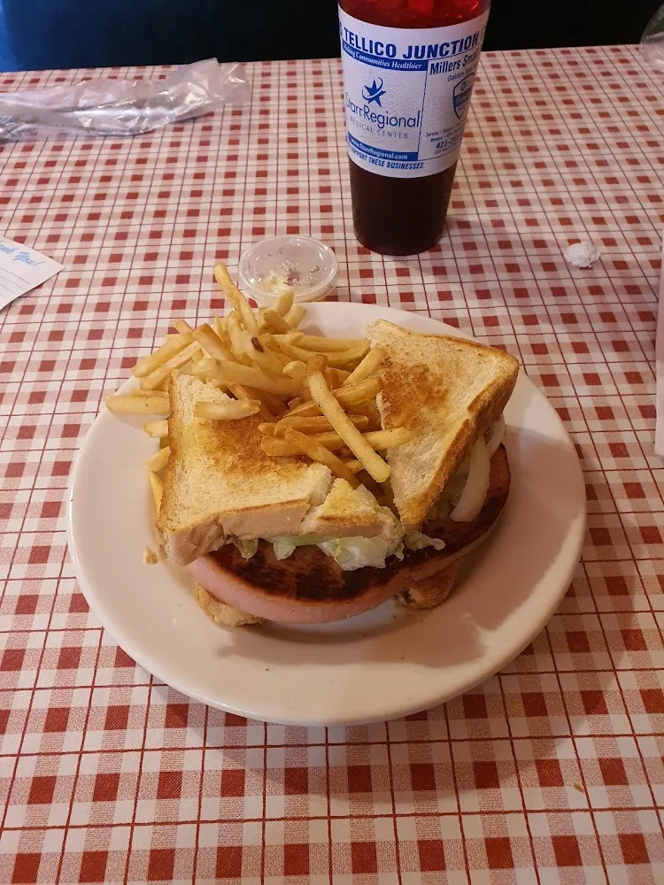 Fried Bologna Sandwich w Garlic Butter
