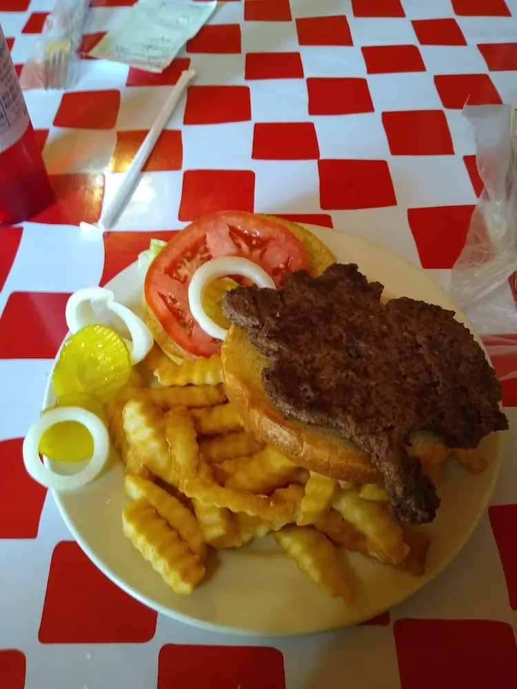 Hamburger and Fries