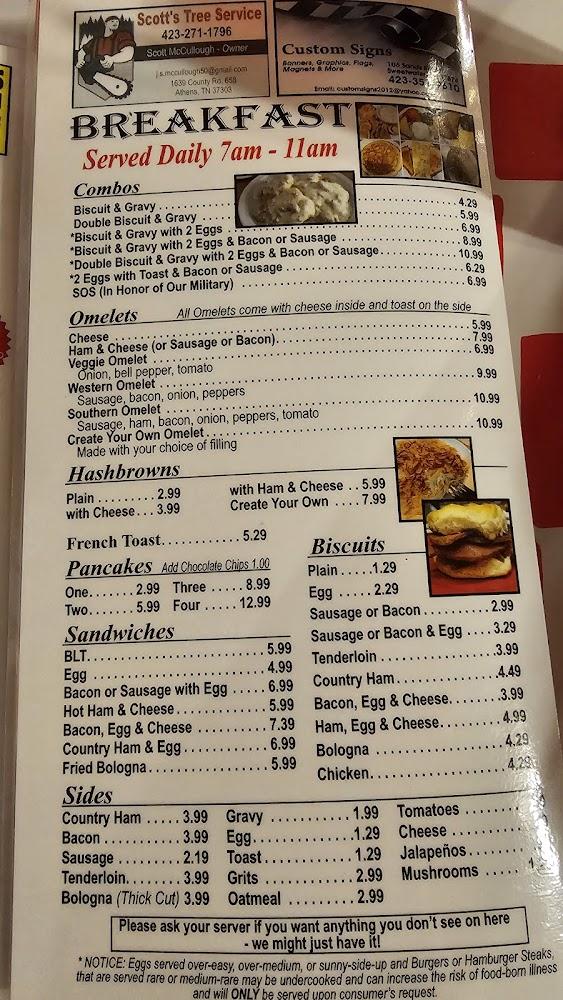 Tellico Junction Cafe Menu image 3