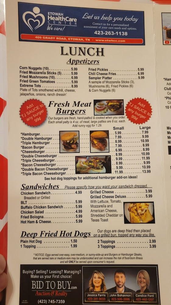 Tellico Junction Cafe Menu image 4